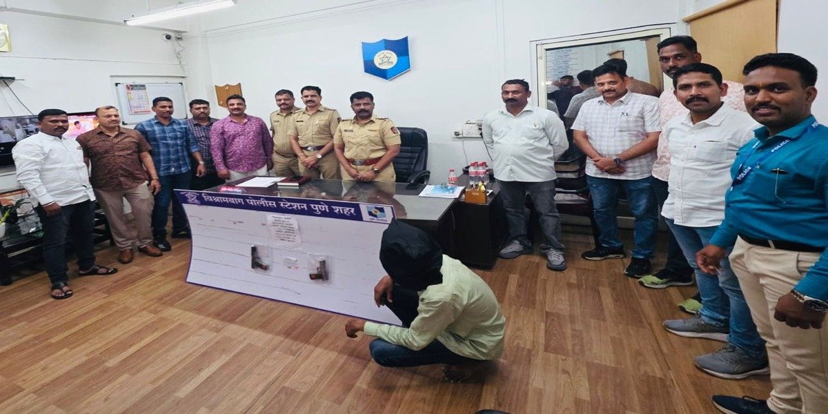 ब्रेकिंग: पुण्यात ‘ऑपरेशन ऑल आऊट’ची यशस्विता! विश्रामबाग पोलिसांनी शस्त्रास्त्रांसह फिरणाऱ्या सराईत गुन्हेगाराला राजेंद्रनगर भागात बेड्या ठोकल्या
